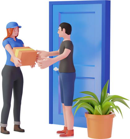 3D Door to Door Delivery